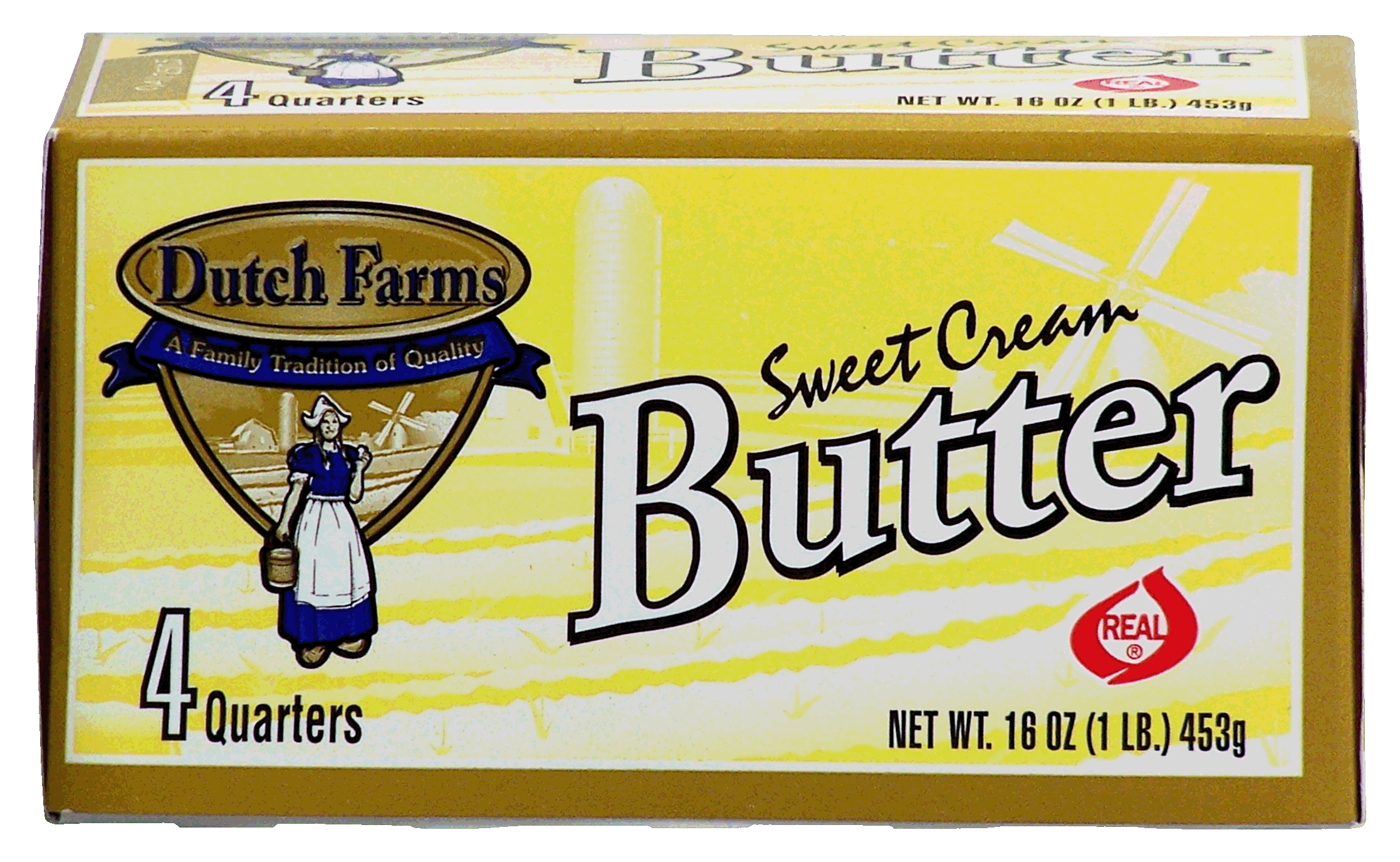 Dutch Farms  sweet cream butter, 4 quarters Full-Size Picture